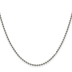Chisel Titanium Polished 2.00mm Ball Chain