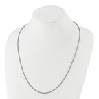Titanium Beaded Chain Necklace 2mm
