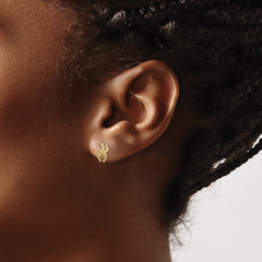 14K Mini Starfish Post Earrings