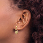 14K Nantucket Basket Earrings