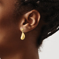 14K Mussel Shell Dangle Earrings