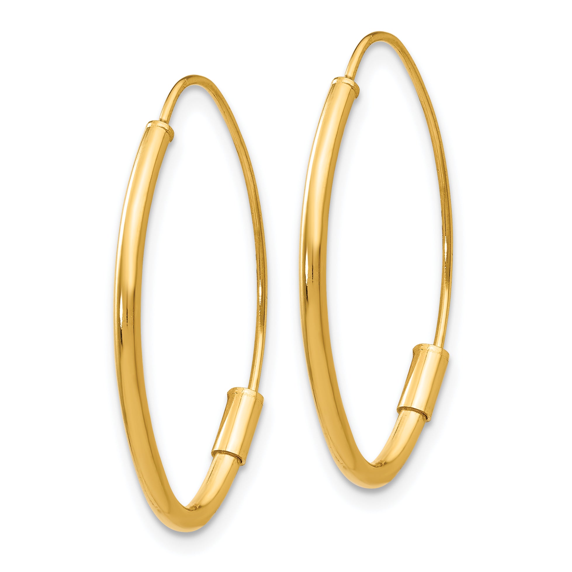 14k Wire Threader Earrings Secondary image