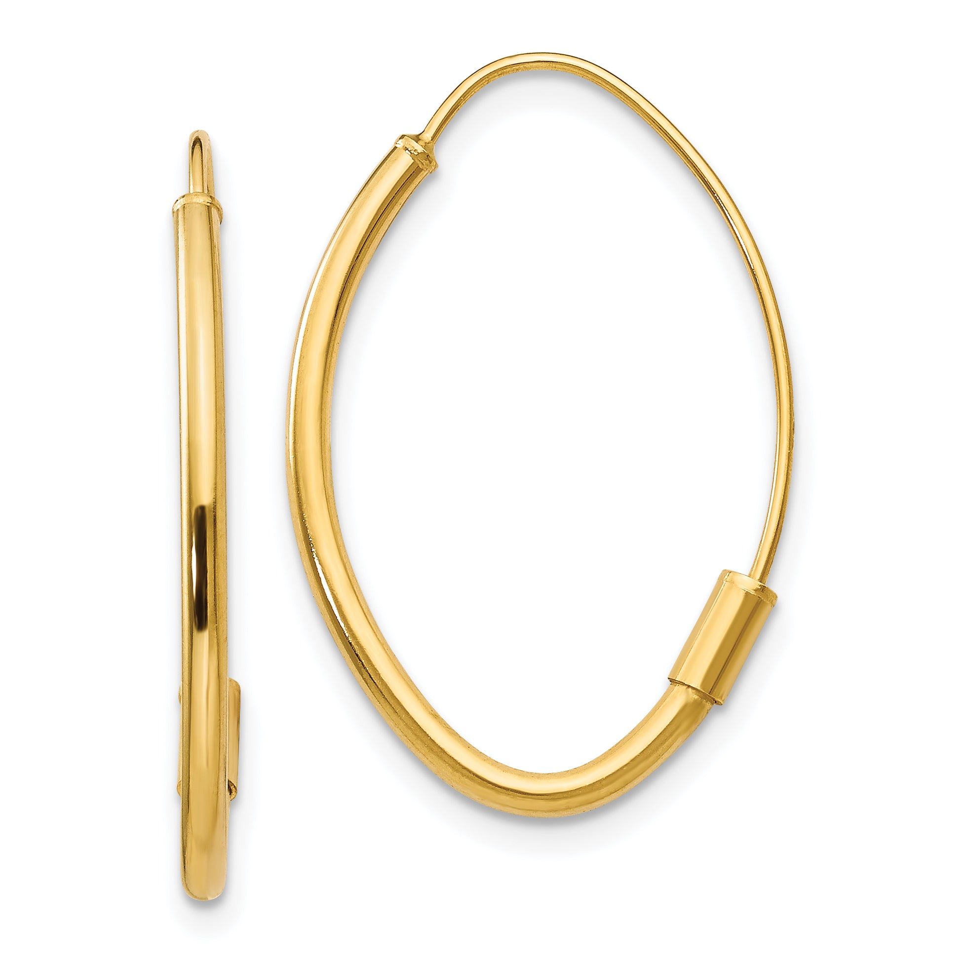 14k Wire Threader Earrings Main image
