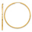 14k D/C 1.50mm Endless Hoop Earrings