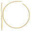 14k Polished 1.2 x 70mm Solid C-Hoop Post Earrings