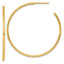 14k Polished 1.5 x 45mm Solid C-Hoop Post Earrings