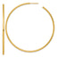 14k Polished 2.0 x 70mm Tube C-Hoop Post Earrings