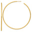 14k Polished 2.0 x 75mm Tube C-Hoop Post Earrings