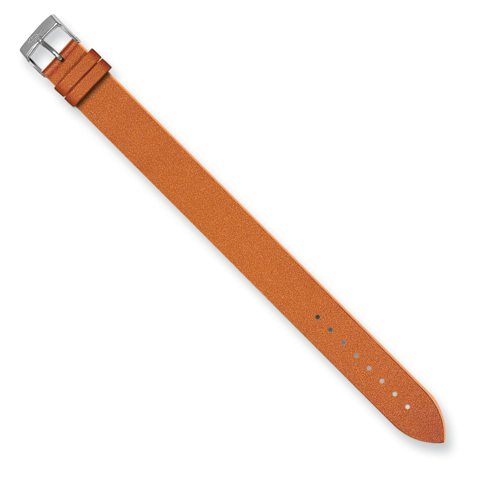 Moog Orange Glimmer Finish Satin Fabric Watch Band
