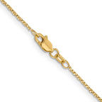 14K 20 inch .95mm Twisted Box with Lobster Clasp Chain