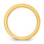 14k Two-Tone Yellow and White 7mm Step Up Flat Edge Wedding Band