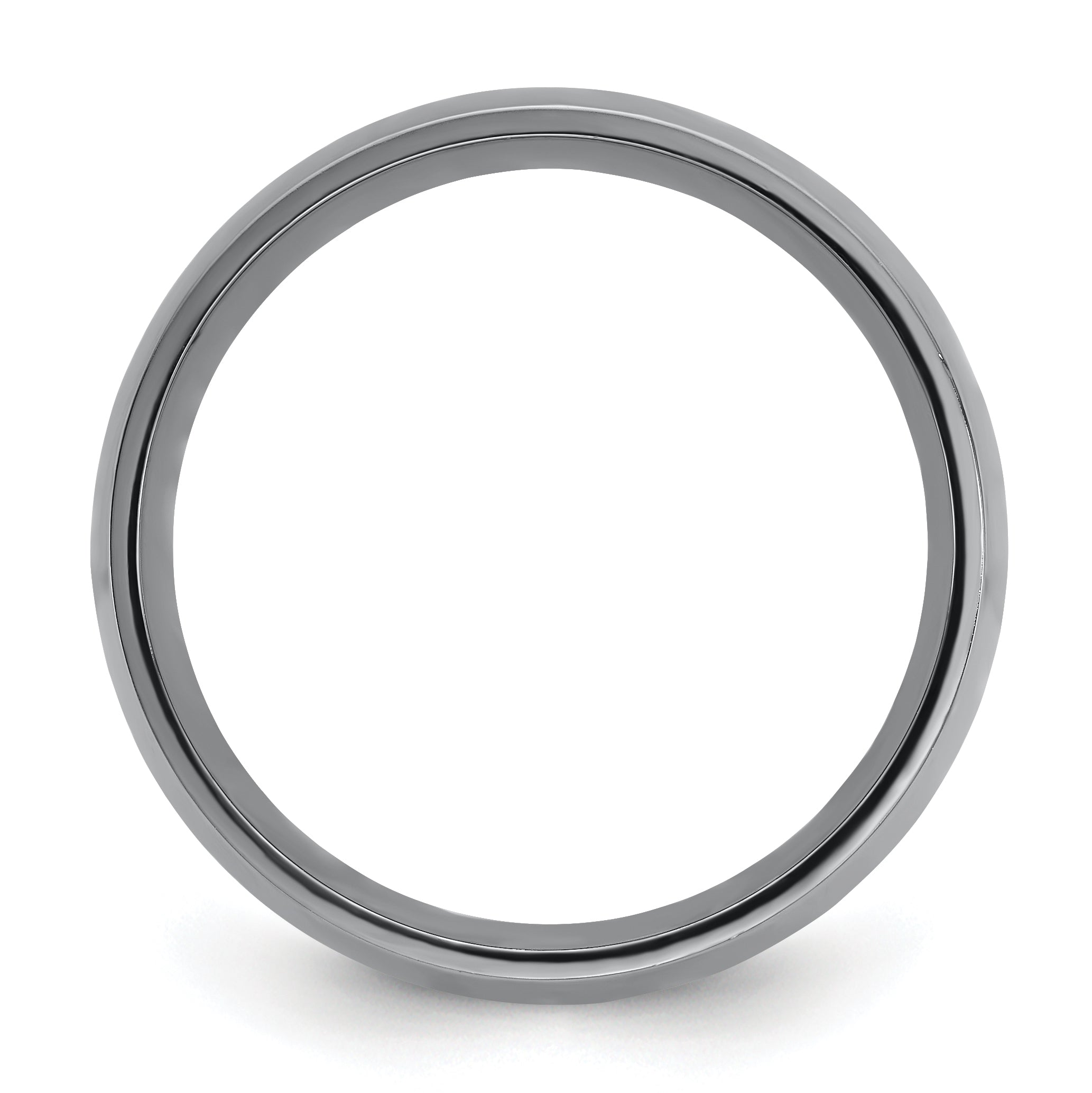 Chisel Tantalum Polished 8mm Band Secondary image