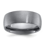 Chisel Tantalum Brushed 8mm Band