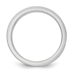 14k Two-Tone W/Y 7mm Step Up Flat Edge Wedding Band Size 9.5