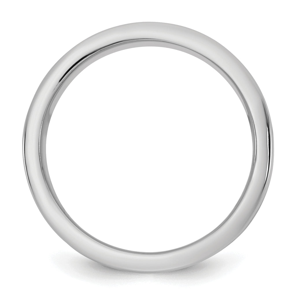 14k Two-Tone W/Y 8mm Step Up Flat Edge Wedding Band Size 9.5
