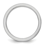 14k Two-Tone W/Y 7mm Milgrain Wedding Band Size 13.5