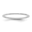 Comfort-Fit Wedding Band in 10K White Gold, 1mm - Sophia Jewelers