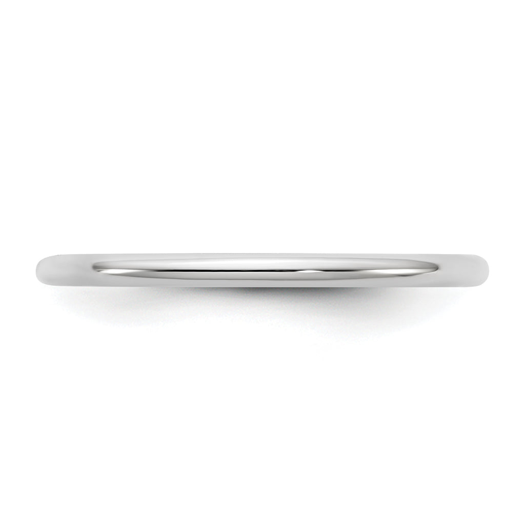 1.5mm 10K White Gold Standard Comfort Fit Wedding Band - Sophia Jewelers