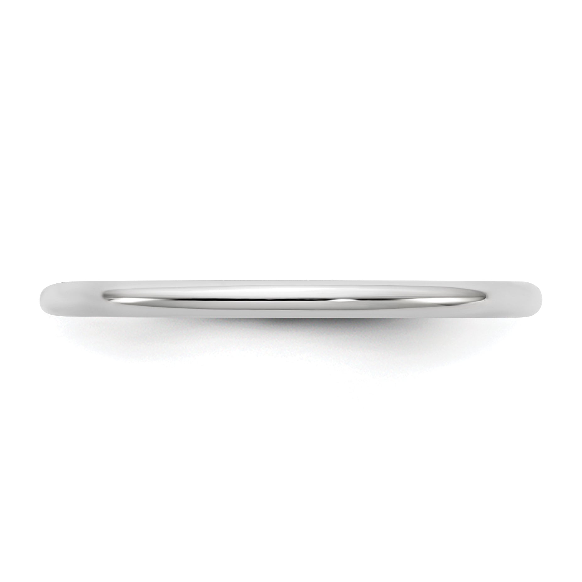 1.5mm 10K White Gold Standard Comfort Fit Wedding Band - Sophia Jewelers