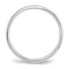 2.0mm 10K White Gold Standard Comfort Fit Wedding Band - Sophia Jewelers