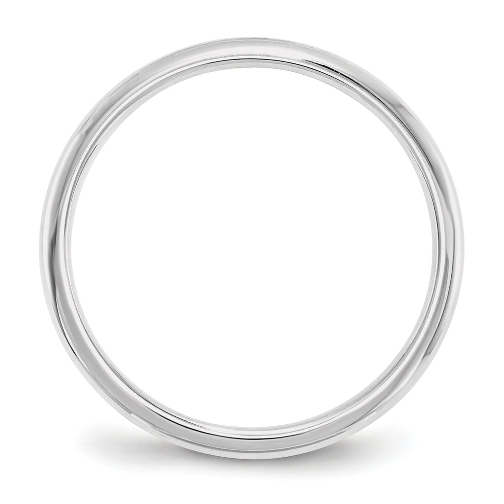 14k White Gold 2mm Standard Weight Comfort Fit Wedding Band