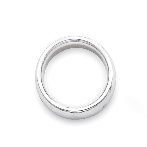 14k White Gold 3mm Standard Weight Comfort Fit Wedding Band Secondary image