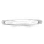 14k White Gold 3mm Standard Weight Comfort Fit Wedding Band