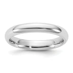 3.5mm 10K White Gold Standard Comfort Fit Wedding Band - Sophia Jewelers