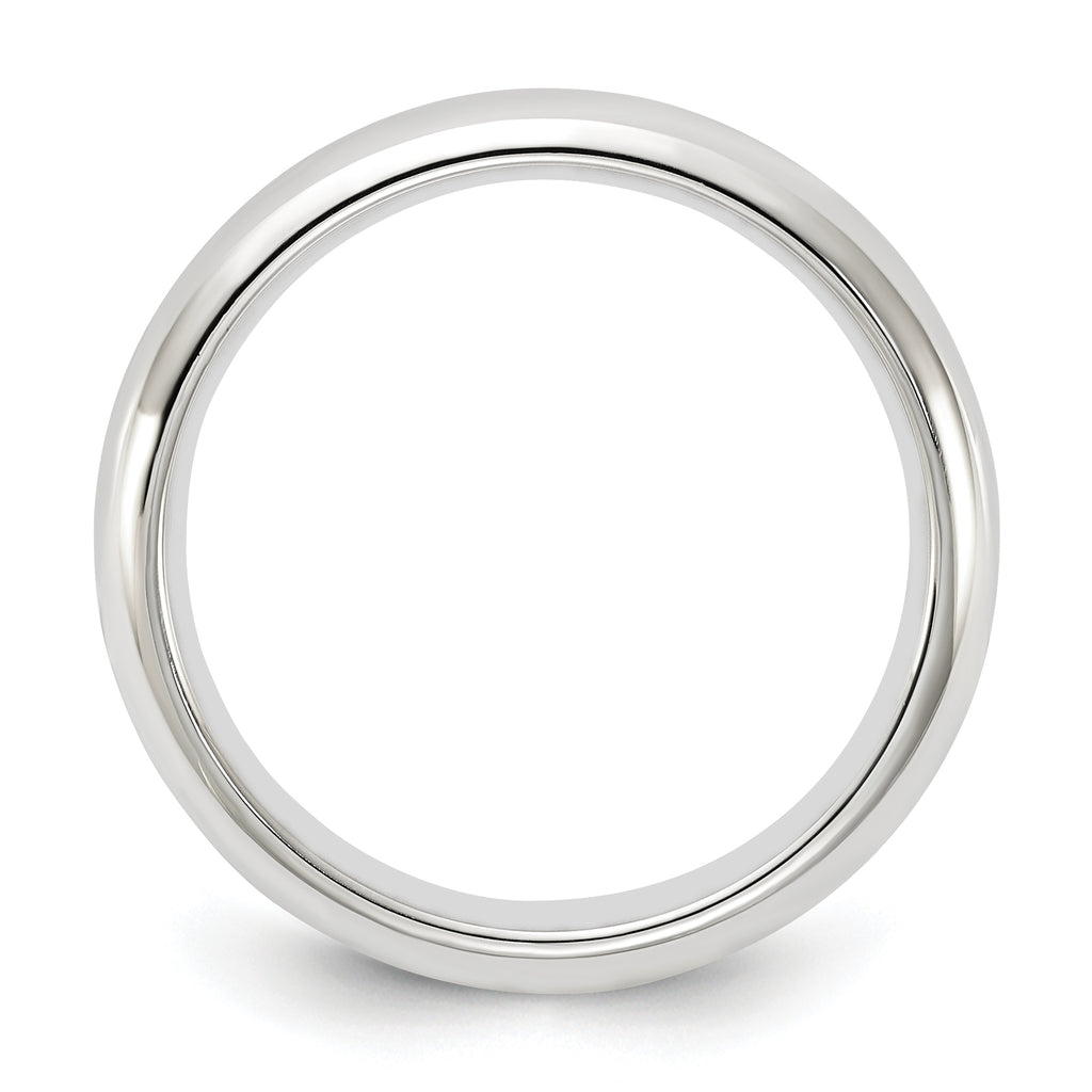 14k White Gold 4mm Standard Weight Comfort Fit Wedding Band