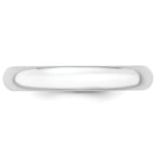 4.0mm 10K White Gold Standard Comfort Fit Wedding Band - Sophia Jewelers