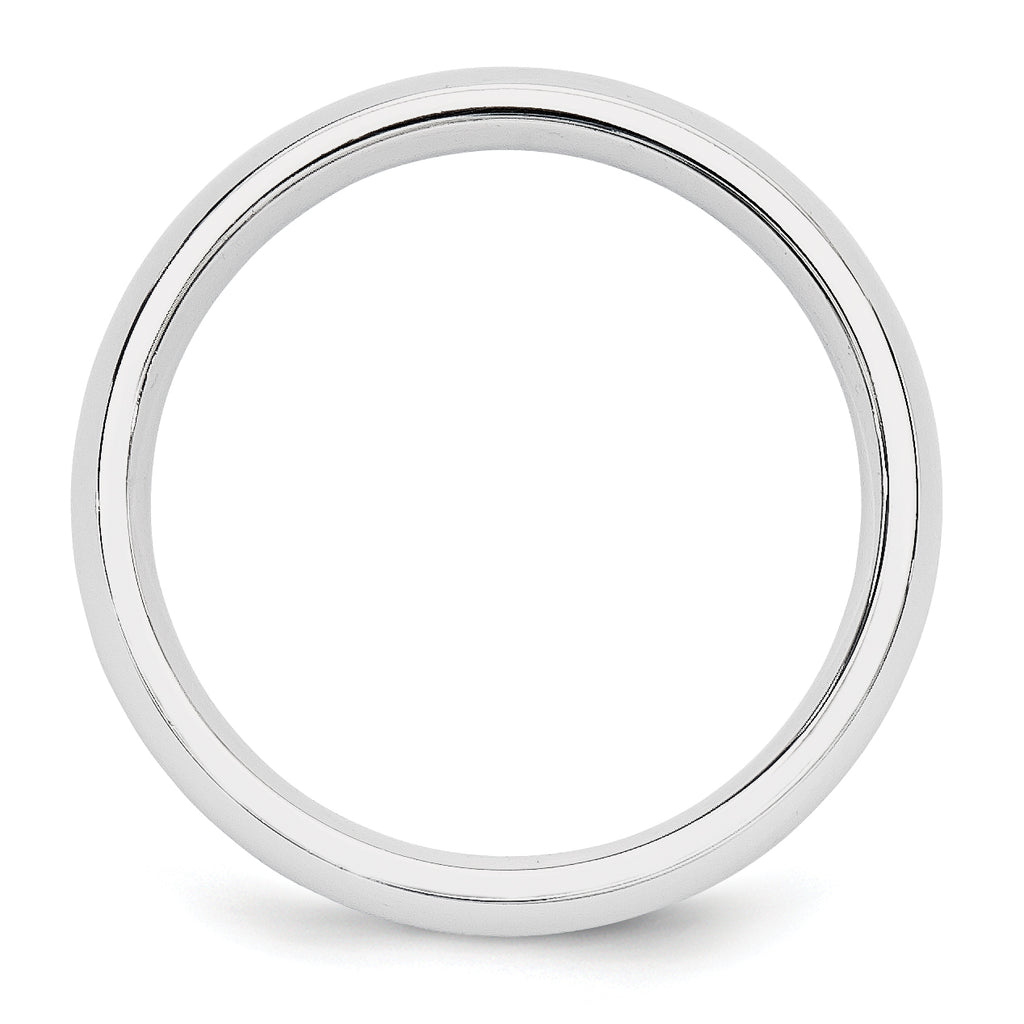 14k White Gold 5mm Standard Weight Comfort Fit Wedding Band
