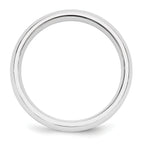 14k White Gold 5mm Standard Weight Comfort Fit Wedding Band