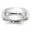 7.0mm 10K White Gold Standard Comfort Fit Wedding Band - Sophia Jewelers