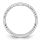 14k White Gold 8mm Standard Weight Comfort Fit Wedding Band