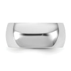 9.0mm 10K White Gold Standard Comfort Fit Wedding Band - Sophia Jewelers