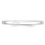 14k White Gold 2mm Lightweight Comfort Fit Wedding Band