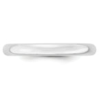 3.0mm 10K White Gold Lightweight Comfort Fit Wedding Band - Sophia Jewelers