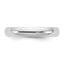 3.5mm 10K White Gold Lightweight Comfort Fit Wedding Band - Sophia Jewelers