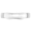 4.0mm 10K White Gold Lightweight Comfort Fit Wedding Band - Sophia Jewelers