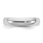 4.5mm 10K White Gold Lightweight Comfort Fit Wedding Band - Sophia Jewelers