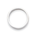 14K White Gold Flat Wedding Band 2mm