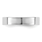 4.5mm 10K White Gold Standard Flat Comfort Fit Wedding Band - Sophia Jewelers
