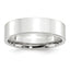 6.0mm 10K White Gold Standard Flat Comfort Fit Wedding Band - Sophia Jewelers