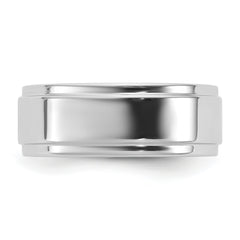 14KW 7mm Flat with Step Edge Band Size 9.5