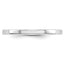 2.0mm 10K White Gold Lightweight Flat Wedding Band - Sophia Jewelers