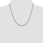 14K White Gold 20 inch 1.4mm Franco with Lobster Clasp Chain