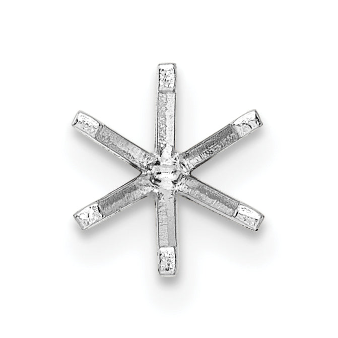 14kw Round 6-Prong High w/ Peg .50ct. Setting