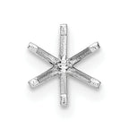 14kw Round 6-Prong High w/ Peg .50ct. Setting
