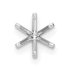 14kw Round 6-Prong High w/ Peg .50ct. Setting