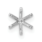14kw Round 6-Prong Low w/ Peg .50ct. Setting